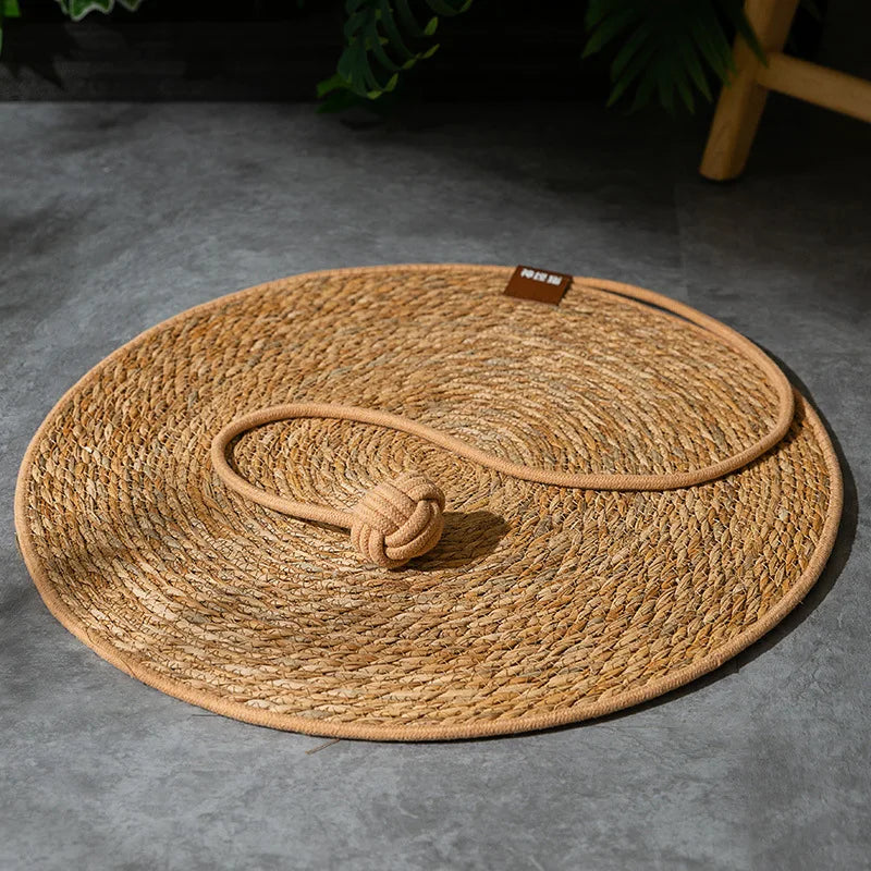 Tapis Griffoir en Rotin Chat – Entretien des Griffes