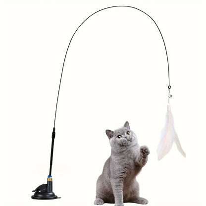 canne à pêche pour chat