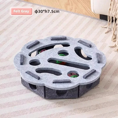 Boîte Puzzle en Feutre pour Chat – jouet enrichissement chat