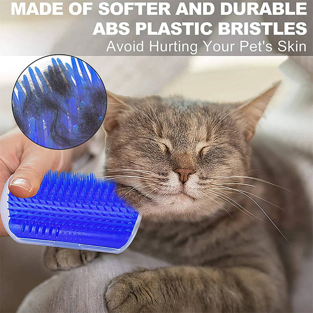 Brosse de Massage Chat – Grattoir Amovible