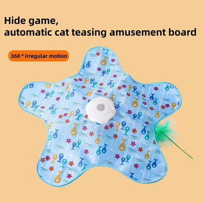 Tapis de Jeu Chat – Étoile et Roue Rotative Automatique