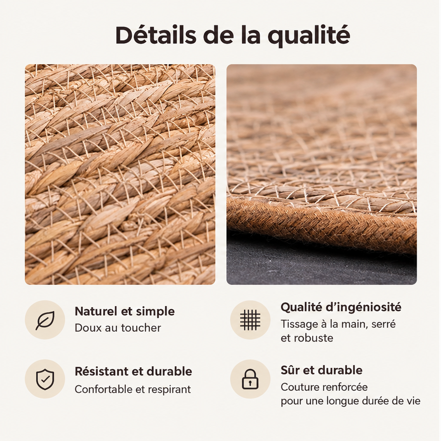 Tapis Griffoir en Rotin Chat – Entretien des Griffes